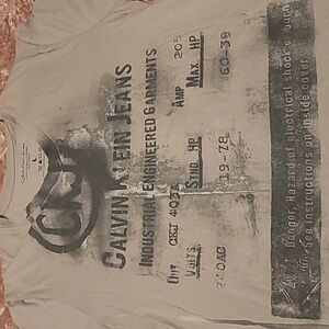 Calvin Klein Men's Large v neck Black and Gray